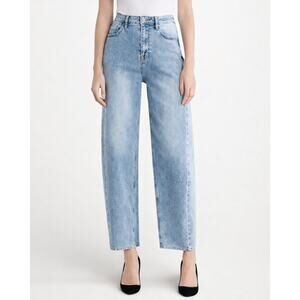 VIGOSS NWT Parker Barrel Raw Hem High Waist Stretch Denim Jeans Size 9/29